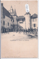 NE- COLOMBIER- PORTE DU CHATEAU- MILITAIRES - Colombier