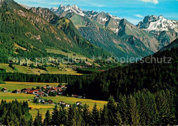 72970296 Langenwang Fischen Panorama Allgaeuer Alpen Langenwang Fischen - Fischen