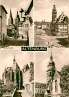 72967499 Altenburg Thueringen Rote Spitzen Doppelturm Wahrzeichen Rathaus Marktp - Altenburg