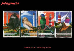 CUBA MINT. 2017-08 FAROS & AVES - Unused Stamps