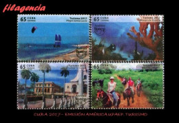 CUBA MINT. 2017-33 EMISIÓN AMÉRICA UPAEP. TURISMO - Neufs