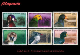 CUBA MINT. 2018-08 FAUNA. AVES EN PELIGRO DE EXTINCIÓN - Unused Stamps