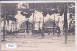 TOURS- LA GARE- VUE PRISE DE LA PREFECTURE- GB 196 - Tours