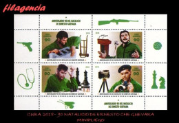 CUBA MINT. 2018-15 90 NATALICIO DE ERNESTO CHE GUEVARA. HOJA BLOQUE - Unused Stamps