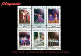 CUBA MINT. 2018-22 70 AÑOS DEL BALLET NACIONAL DE CUBA - Ungebraucht