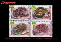 CUBA MINT. 2019-30 EMISIÓN AMÉRICA UPAEP. COMIDAS TRADICIONALES - Neufs