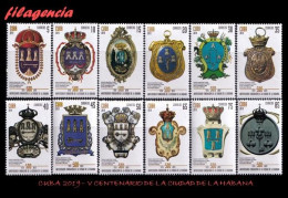 CUBA MINT. 2019-31 V CENTENARIO DE LA CIUDAD DE LA HABANA. ESCUDOS DE ARMAS - Nuovi