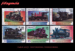 CUBA MINT. 2019-38 HISTORIA DEL FERROCARRIL. LOCOMOTORAS - Ongebruikt