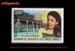 CUBA MINT. 2020-01 CENTENARIO DE LA REVOLUCIONARIA CUBANA CELIA SÁNCHEZ - Ongebruikt