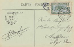 French Colonies Congo 1913 Post Card No6,  Riviere Sembe Brazzaville / Amsterdam - Otros & Sin Clasificación