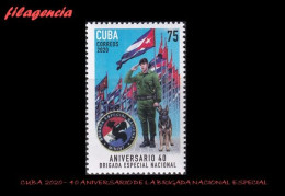 CUBA MINT. 2020-02 40 ANIVERSARIO DE LA BRIGADA NACIONAL ESPECIAL DE LA POLICÍA NACIONAL - Nuevos