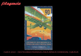 CUBA MINT. 2020-05 CENTENARIO DE LA PRIMERA LÍNEA AÉREA COMERCIAL CUBANA - Nuevos