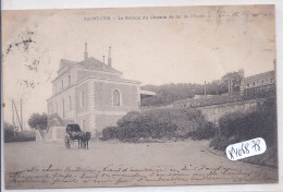 SAINT-CYR-L ECOLE- LA STATION DE CHEMIN DE FER DE L OUEST- ATTELAGE- CARTE PIONNIERE - St. Cyr L'Ecole