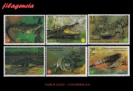 CUBA MINT. 2020-17 FAUNA. COCODRILOS - Nuevos