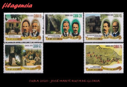 CUBA MINT. 2020-19 JOSÉ MARTÍ. RUTA DE GLORIA - Ungebraucht