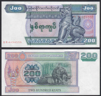 Burma - Myanmar 200 Kyats (2004) Pick 78 XF+ (2+)    (30194 - Other - Asia