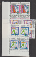 Russia 1992 Olympic Games In Albertville - Blocks Of Four MNH/**. Weight 0,04 Kg. Please Read Sales Conditions Under - Inverno1992: Albertville