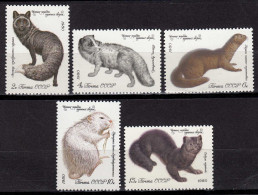 Russia - Soviet Union 1980 Mi.4968-72 Pelz-Tiere ** MNH Set   (83013 - Rodents