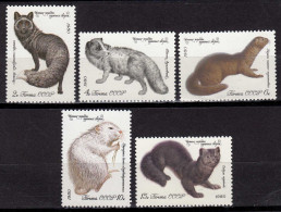 Russia - Soviet Union 1980 Mi.4968-72 Pelz-Tiere ** MNH Set   (83013 - Nager