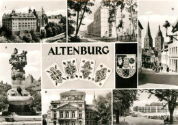 72963756 Altenburg Thueringen Schloss Neubaugebiet Rote Spitzen Doppelturm Wahrz - Altenburg