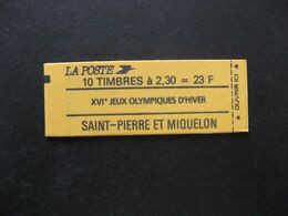 Saint Pierre Et Miquelon: TB Carnet N°C518, Neuf XX. - Carnets