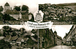 72961996 Kronach Oberfranken Gesamtansicht Altstadt Feste Rosenberg Kronach - Kronach