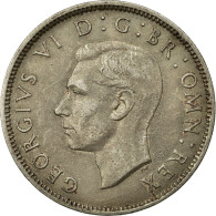 Monnaie, Grande-Bretagne, George VI, Florin, Two Shillings, 1949, TTB - J. 1 Florin / 2 Shillings