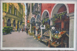 SWITZERLAND SWISS HELVETIA LUGANO CENTRAL MARKET TOWN POSTKARTE CARTE POSTALE POSTCARD ANSICHTSKARTE CARTOLINA CARD - Amden