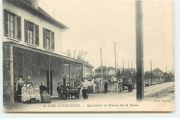LES AVENIERES - Quartier Et Route De La Gare - Les Avenières