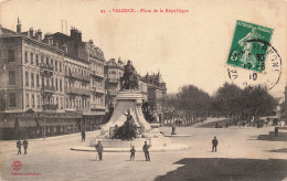 FRANCE - Valence - Vue Générale De La Place De La République - Animé - Carte Postale Ancienne - Valence