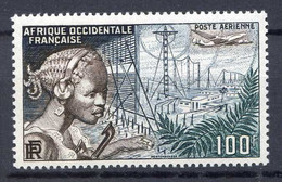 A.O.F. -- PA N° 19 ** NEUF LUXE COTE 7.50 € < AFRIQUE OCCIDENTALE -- AOF - TELEPHONISTE INDIGENE TELEPHONE TELEGRAPHISTE - Unused Stamps