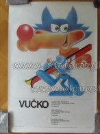 Sarajevo Olympic Winter Games 1984 100x70 Cm 39x27 Inch Vucko Mascot ORIGINAL - Sonstige & Ohne Zuordnung