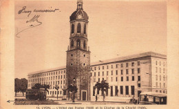 FRANCE - Lyon - L'hôtel Des Postes 1938 Et Le Clocher De La Charité 1626 - Carte Postale Ancienne - Autres & Non Classés