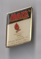 PIN'S THEME  JEUX OLYMPIQUES ALBERTVILLE 92  SPONSOR MARS - Jeux Olympiques