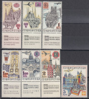 CZECHOSLOVAKIA 1738-1744 Unused - Esposizioni Filateliche