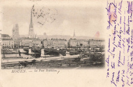 FRANCE - Rouen - Vue Sur Le Pont Boieldieu - Vue Générale Du Pont - Carte Postale Ancienne - Rouen