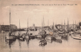 FRANCE - Les Sables D'Olonne (Vendée) - Une Jolie Vue Du Port Vers La Tour D'Arundel A B - Carte Postale Ancienne - Sables D'Olonne