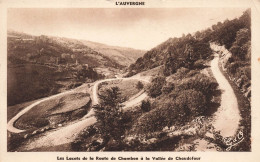 FRANCE - Auvergne - Les Lacets De La Route De Chambon à La Vallée De Chaudefour - Carte Postale Ancienne - Auvergne Types D'Auvergne