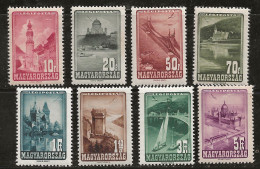 Hongrie 1947 N°Y.T. :  58 à 65 ** - Unused Stamps