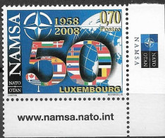 2008  Luxemburg Mi. 1788**MNH  50 Jahre NATO-Agentur Für Materialerhaltung Und Ersatzteilversorgung (NAMSA) - Nuevos