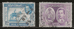 Iraq 1949 N° Y&T : 177 Et 179 Obl. - Iraq