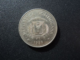 RÉPUBLIQUE DOMINICAINE * :1/2 PESO   1989   KM 73.1       SUP - Dominicaanse Republiek