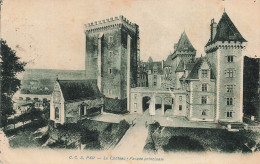 FRANCE - Pau - Vue Générale - Vue De L'extérieur Sur Le Château - Façade Principale - Carte Postale Ancienne - Pau