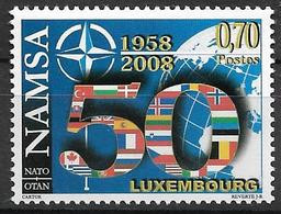 2008 Luxemburg Mi. 1788**MNH  50 Jahre NATO-Agentur Für Materialerhaltung Und Ersatzteilversorgung (NAMSA). - Nuevos