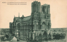 FRANCE - Reims - Vue D'ensemble - Vue Panoramique De La Cathédrale Avant Le Bombardement - Carte Postale Ancienne - Reims