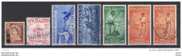 NEW  ZEALAND:  1958/60  LOT  7  USED  STAMPS  -  YV/TELL. 366//382 - Usados