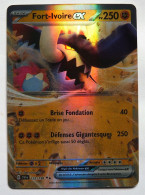 CARTE POKEMON FA FORT-IVOIRE 123/198 EX NEUVE - Karmesin Und Purpur