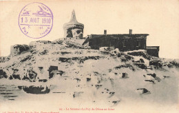 FRANCE - Auvergne - Le Sommet Du Puy De Dôme En Hiver - Carte Postale Ancienne - Auvergne Types D'Auvergne