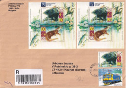 Bulgaria 2007 Postal Cover To Kaunas Lithuania From Sofia - Briefe U. Dokumente