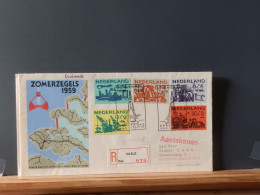 106/102  FDC  NEDERLAND  1959  AANGETEKEND NAAR DUITSLAND - FDC